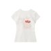 Nariele Bow Print Design Sleeved T-shirt For Women, Slim Fit, Summer Slimming, Short And Spicy Girl Top_ecoleips.com