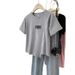 Women's Korean Style Short Sleeve T-Shirt – Asymmetrical Design, Oversized Fit, Fashionable Crew Neck (S-3XL, 5 Unique Styles)_ecoleips.com