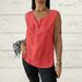 2025 European And American Summer New Women's Vest Casual Loose Cotton And Linen T Shirt Button Top_ecoleips.com