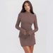 Spring/Autumn Fashion: A Stylish, Figure-Flattering Skirt With Long Sleeves, Elegant And Flattering For Women._ecoleips.com