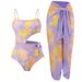 Women's Clothing New One Piece Swimsuit Women's Tight Sexy Slim Retro Strap Chiffon Long Skirt Swimsuit Suit_ecoleips.com