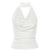 2024 Cross-Border European And American Style Summer New Women's Solid Color Slim Street Fashion Halter Sexy Backless_ecoleips.com