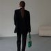 ZOEVA Black Blazer Women's Spring And Autumn New Korean Version Temperament Retro Loose Casual And Thin Small Suit_ecoleips.com