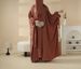 Farasha Abaya Five-Piece Long Dress Set For Arab Women Going Out MOA095_ecoleips.com