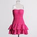 Women's Clothing Autumn Tube Top Sexy Slim Fit Ruffle Lace Edge Dress_ecoleips.com