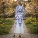 Women's Clothing Women's Floral Print Long Dress Button Detail Belted Style Spring Summer Craft Extra Length_ecoleips.com
