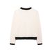 Women's Classic Gold-Button Knit Cardigan - Stylish Polyester Open Front Sweater For Fall & Winter_ecoleips.com