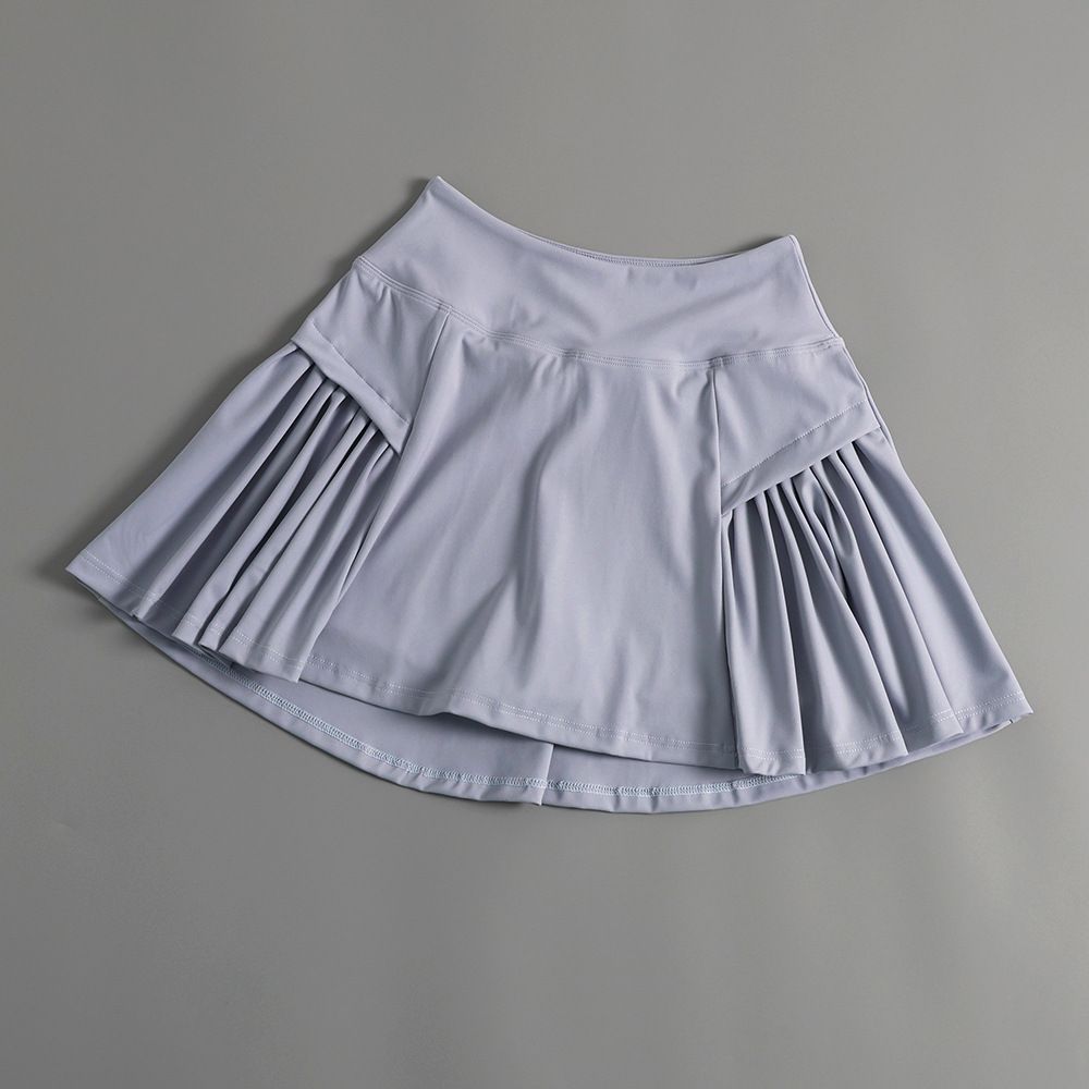 Women's Clothing High Waist Pleated Tennis Skirt For Women Nude Two Piece Quick Drying Running Shorts Anti Exposure Yoga Fitness Skirt Pants_ecoleips.com