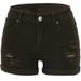 Women's Clothing Ripped Hem Denim Shorts Low Waist Jeans Women_ecoleips.com