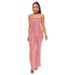 Women's Clothing Sleeveless Sequin Belt Jumpsuit Solid Color Tube Top Backless Jumpsuit_ecoleips.com