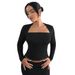 2026 New Slim-fit Fashion Temperament Knitted Sweater Long-sleeved Top_ecoleips.com