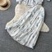 Gentle And Sophisticated Two Piece Floral Print Women's Early Autumn Tie Waist Slimming And Elegant Suit For Commuting._ecoleips.com