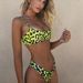 Women's Sexy Leopard Print Two Piece Swimsuit Push Up Bikini Set European American Style Summer Swimwear_ecoleips.com