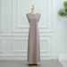 Voya Women's Adjustable Waist Midi Dress - Sleeveless Round Neck Slip Dress With Elastic Waist, Solid Color Versatile Under Dr_ecoleips.com