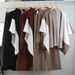 Women's Clothing Fashion Knitted Color Matching Shawl Wide Leg Pants Temperament Fashionable Three Piece Suit_ecoleips.com