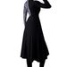 New Muslim Swimsuit Women's Conservative Swimsuit Snakeskin Print High Collar Full Body Bikini Swimsuit_ecoleips.com
