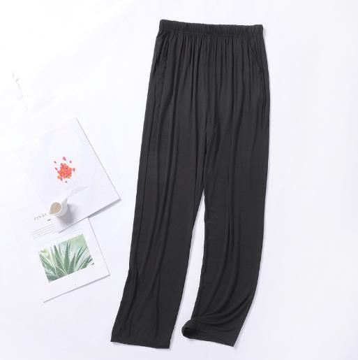 Spring Summer Men Sleepwear Pant Plus Size Sleep Bottoms Women Modal Cotton Nightwear Pajama Pants Lounge Home Wear Trousers_ecoleips.com