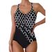 Women's Sexy Swimsuit Exclusive Color Blocking Unique Style Bikini Set Regular Size Polyester_ecoleips.com