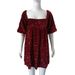 Sparkly Sequin Babydoll Dress For Women, Square Neck Puff Sleeve Backless Short Dress For Club & Birthday_ecoleips.com