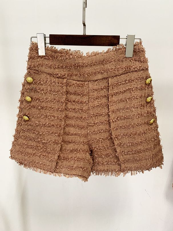 Women's New Style Star Fashion Fringed Tweed Slim Blazer_ecoleips.com