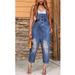 2022 New Clothing European And American Cross-Border Best-Selling Fashion Casual Women's Denim Overalls_ecoleips.com