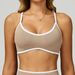 Women's Clothing Color Block Edge Seamless Sports Bra Open Back Running Yoga Top Women's Fitness Clothing 9245_ecoleips.com