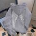 Modern Wings Print Hoodie, Oversized Fleece Pullover With Stylish Graphic, Streetwear Essential For Men And Women_ecoleips.com