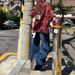 American-style New Arrivals|Japanese-inspired Youthful Vibe|Street-style Curved Hem Jeans With Patchwork Design,_ecoleips.com