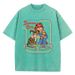 Caring For Your Demon Cat Printing Wash Tshirts Women Street Hip Hop Clothes Cotton Breathable Short Sleeve Summer Soft T-Shirt_ecoleips.com