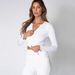 Cross-border European And American Fashion Sexy Long-sleeve Yoga Wear, Women's Outdoor Zip-up Fitness Cardigan_ecoleips.com