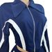 Trendy Contrast-Color Stripe Pantsuit Set – Women’S Zip-Up Batwing Sleeve Top & Wide-Leg Trousers (Office-To-Weekend Versatile Outfit)_ecoleips.com