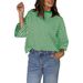 2025 Bestseller: European American Style Fashionable Color-Block Striped Top With Round Neck, Loose Fit,_ecoleips.com