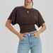 Women's Short Round Neck Pullover T-Shirt Korean Style Summer Top Versatile Solid Color Loose Fit New_ecoleips.com