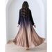 Women's Clothing Long Outer Robe Pleated Hot Sale Foreign Trade Coat Jacket Cape Printing_ecoleips.com