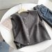 Aria Basics 2025 New Style High-End Loose Women Knitted Cardigan Layered Vest Sleeveless Inner Wear Women's Top_ecoleips.com