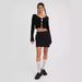 Women's Sexy American Style Long Sleeve Black Knit Cardigan Hot Girl Top Stylish Knitwear_ecoleips.com