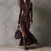 Women's Clothing Elegant Zipper Collar Jumpsuit For Women Autumn European And American Fashion Long Sleeve For Formal & Casual_ecoleips.com
