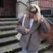 Women's Double-Breasted Wool Blend Notch Collar Short Coat - Lightweight Long-Sleeve Jacket For Autumn & Winter_ecoleips.com