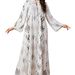 Muslim Dress Women Elegant Cross-Cultural Muslim Robe – Eastern Inspired Printed Long Dress_ecoleips.com