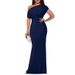 Women's Clothing Elegant Sleeveless Off Shoulder High End Tight Long Formal Party Dress_ecoleips.com