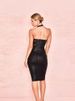 Women's Clothing Socialite Cocktail Party Halter Neck Hot Glue Mesh Splicing Evening Dress_ecoleips.com