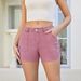 Women's Clothing Specializes In High Quality Popular Mid Waist Tight Hip Ladies Workwear Jeans Pants Loose Women's Shorts_ecoleips.com