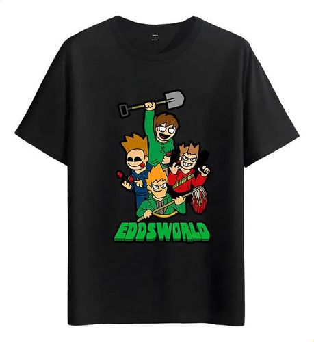 Women's T-Shirts Tshirt Muscle Freaks Eddsworld Estilo Cartoon Fanart_ecoleips.com