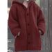 In-stock European And American Popular Women's Clothing Wish Mid-length Sweater New Cardigan Hooded Jacket_ecoleips.com