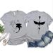 Two Sided Toothless Dragon Botanical Tshirt Dragon Movie T-Shirt Dragon Graphic Shirt Men Women Short Sleeves Tees Tops_ecoleips.com