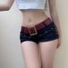 2025s Trendy Girl Denim Shorts For Women 2025 Spring Summer New Low Waist Versatile Stretch Slimming A-line Hip-hugging Hot_ecoleips.com