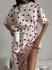2025 2025 New Sexy Women's Long Style Love Mesh Splicing Loose Short Sleeve T-Shirt Dress_ecoleips.com