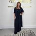 Women's Clothing Casual Plus Size Wide Leg Jumpsuit + Jacket 2 Piece Fashion Set_ecoleips.com