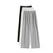 American Black Sports For Women's Spring And Autumn 2025 New High Waisted Loose Casual Sweatpants With A Hanging Feel_ecoleips.com
