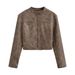 Women’s Vintage Distressed Motorcycle Jacket – Slim Fit Retro Biker Style | Faux Suede & Leather-Look For Urban Edge_ecoleips.com